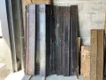 Plusieurs portes de casiers en fer, certaines rouillées, prêtes à peindre volets en fer sans décaper.