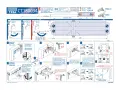 Instructions pour le montage inversé d'un ferme-porte TESA CT180034. Guide visuel des différentes étapes et réglages.