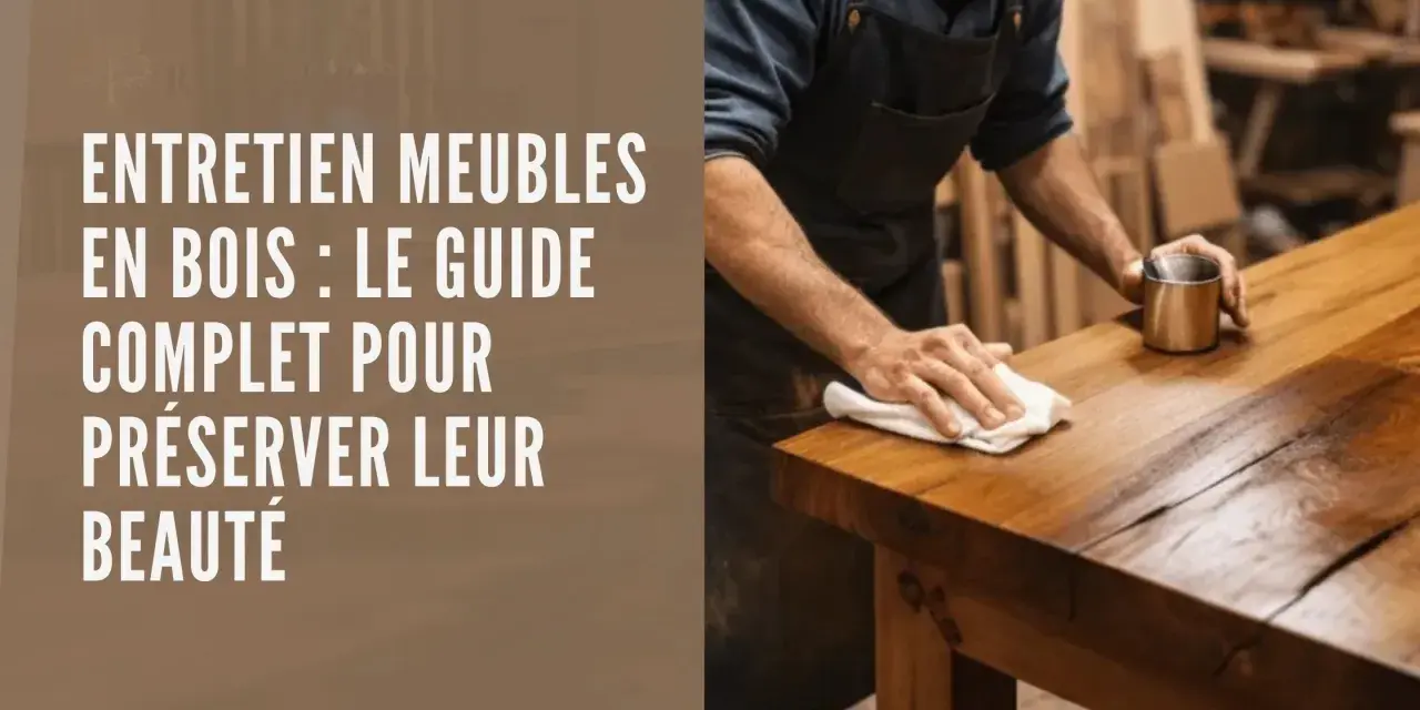 Un artisan applique un produit pour protéger un meuble en bois de l'eau. Le guide complet pour préserver leur beauté.