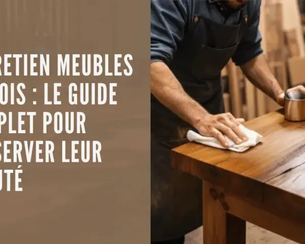 Un artisan applique un produit pour protéger un meuble en bois de l'eau. Le guide complet pour préserver leur beauté.